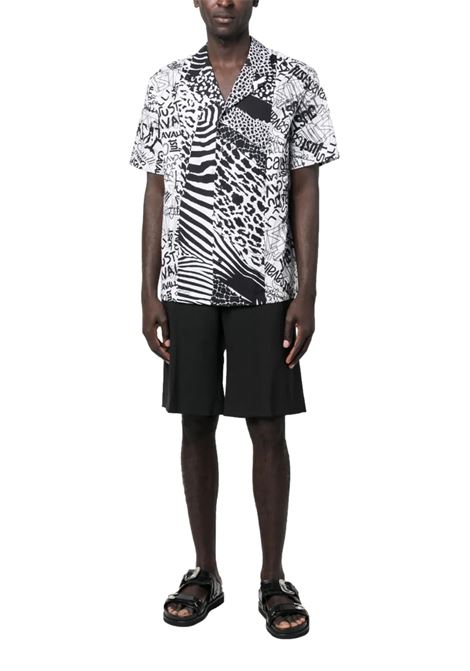 CAMICIA MEZZE MANICHE FANTASIA ANIMALIER JUST CAVALLI | Camicie | 74OBL2B5 NS247003